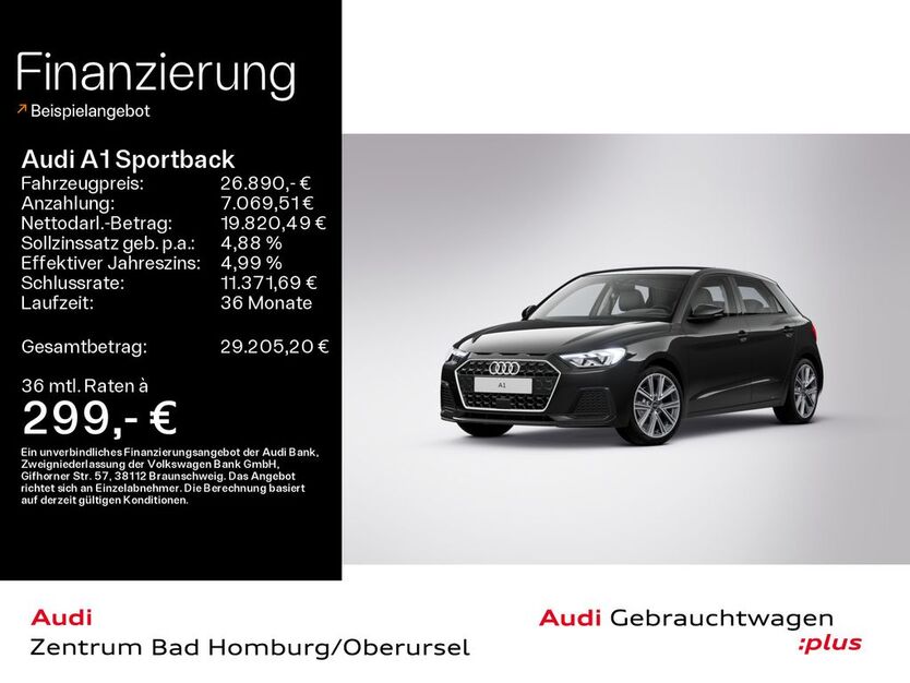 Audi A1 27.366 km 25.280 € Oberursel 61440