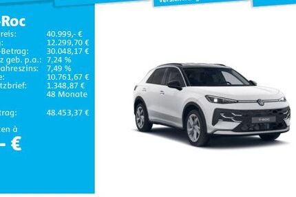 VW T-Roc 4.500 km 40.999 &euro; Neu-Isenburg 63263