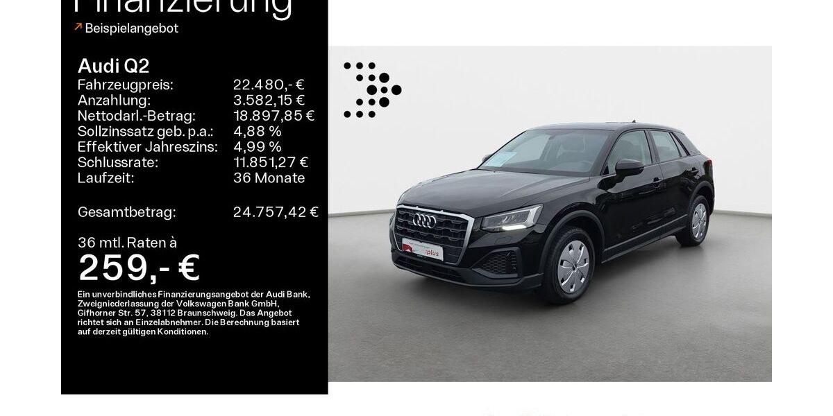 Audi Q2 42.843 km 20.780 &euro; Bad Nauheim 61231