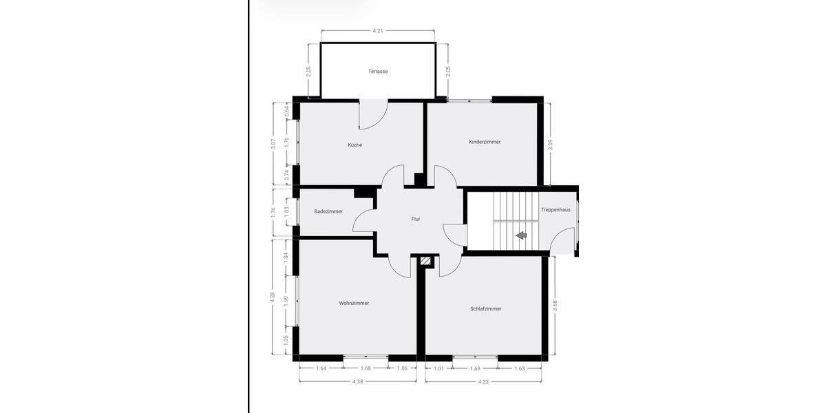 Erdgeschoßwohnung Neuberg - 3 Zimmer, 80 m&sup2;, 1.490&euro; | Angebot:26429883