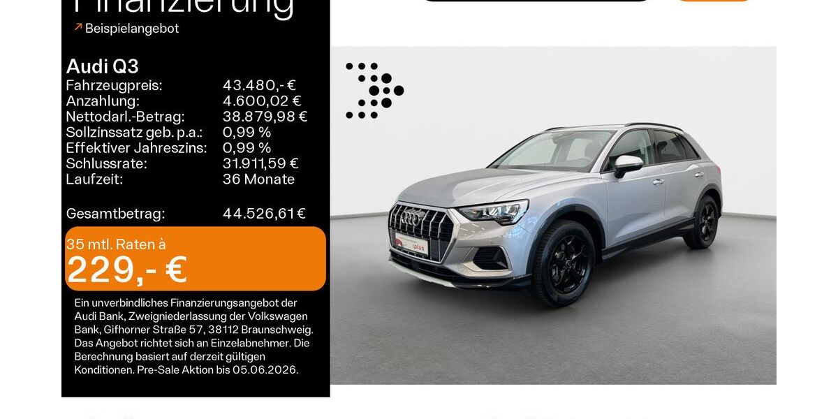 Audi Q3 11.348 km 43.480 &euro; Hofheim 65719