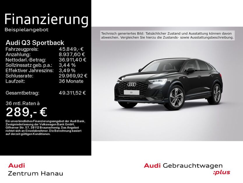 Audi Q3 8.700 km 45.849 € Hanau 63452