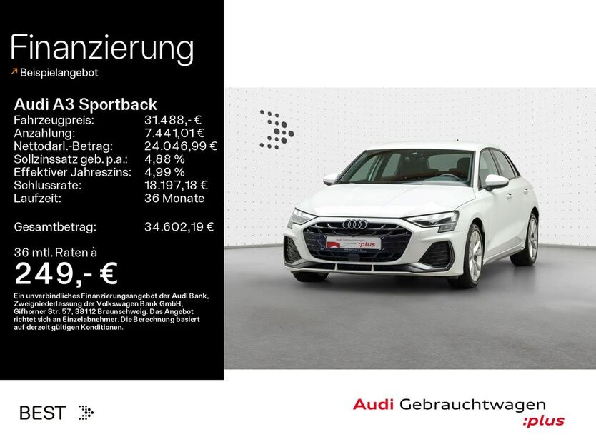 Audi A3 27.800 km 31.488 € Mühlheim 63165