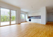 Terrassenwohnung 3ZW mit EBK, Südterrasse, 2 Bädern, Abstellraum - barrierefreundlich I VALENTINA - Schönhofviertel