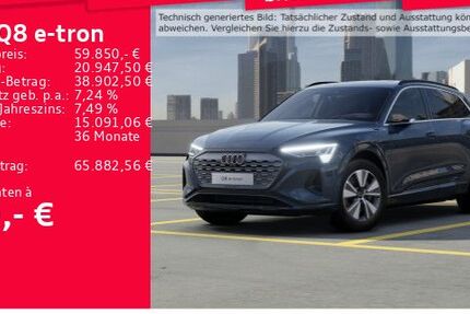 Audi Q8 e-tron 18.166 km 59.850 € Frankfurt am Main 60314