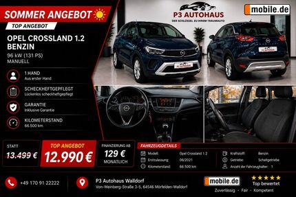 Opel Crossland (X) 67.496 km 12.990 &euro; Mörfelden-Walldorf 64546