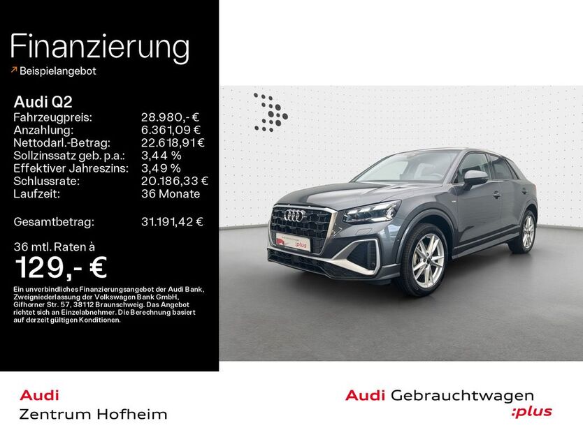 Audi Q2 10.429 km 28.980 € Hofheim 65719
