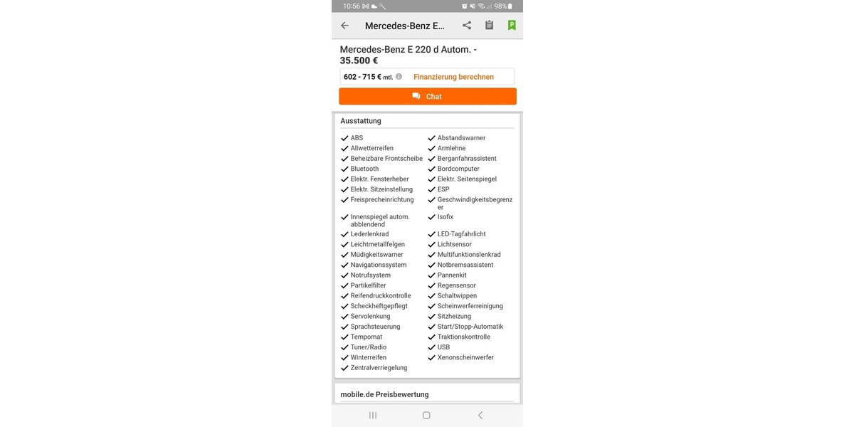 Mercedes-Benz E 220 140.000 km 35.500 &euro; Nidderau 61130