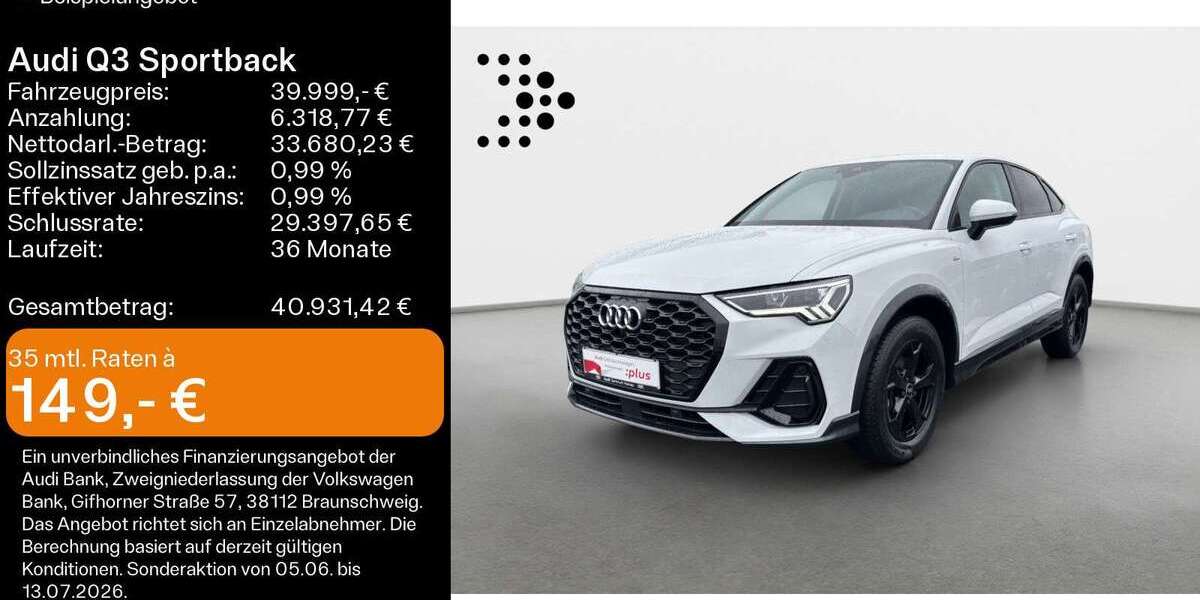 Audi Q3 7.900 km 39.999 &euro; Hanau 63452