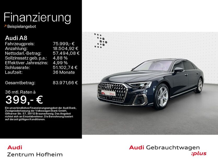 Audi A8 27.949 km 75.999 € Hofheim 65719