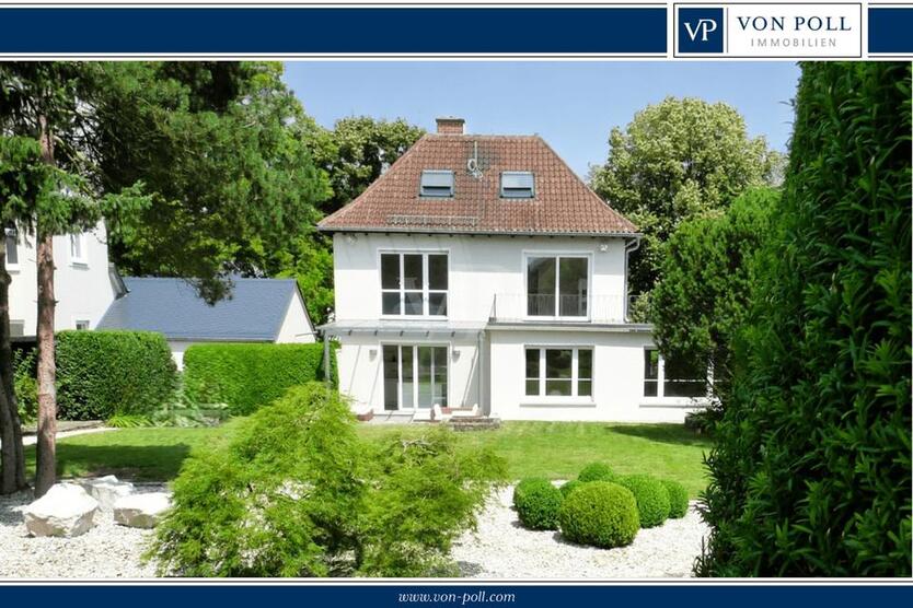 VON POLL - BAD HOMBURG: Repräsentative Villa mit parkartigem Garten in bester stadtnaher Lage