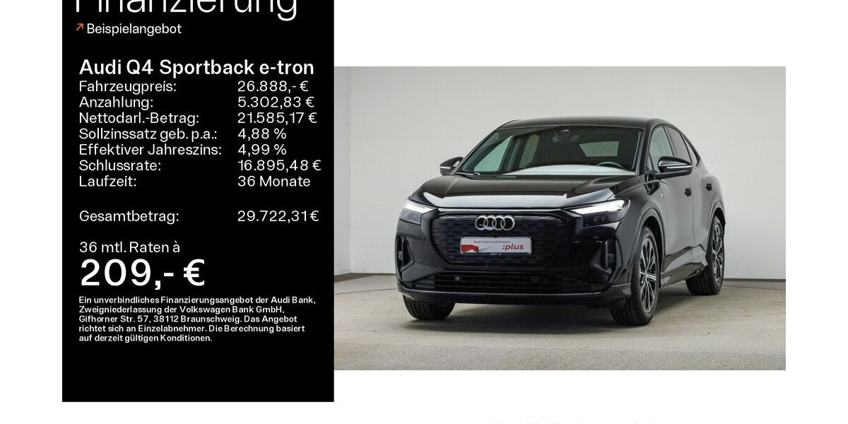Audi Q4 e-tron 39.900 km 26.888 &euro; Mühlheim 63165