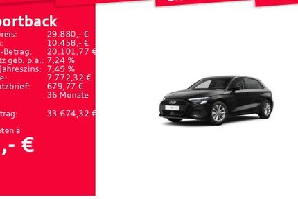 Audi A3 41.725 km 29.880 &euro; Frankfurt am Main 60314