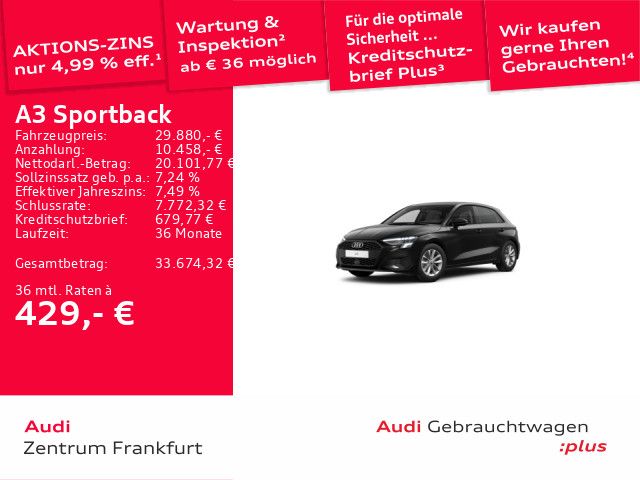 Audi A3 41.725 km 29.880 &euro; Frankfurt am Main 60314