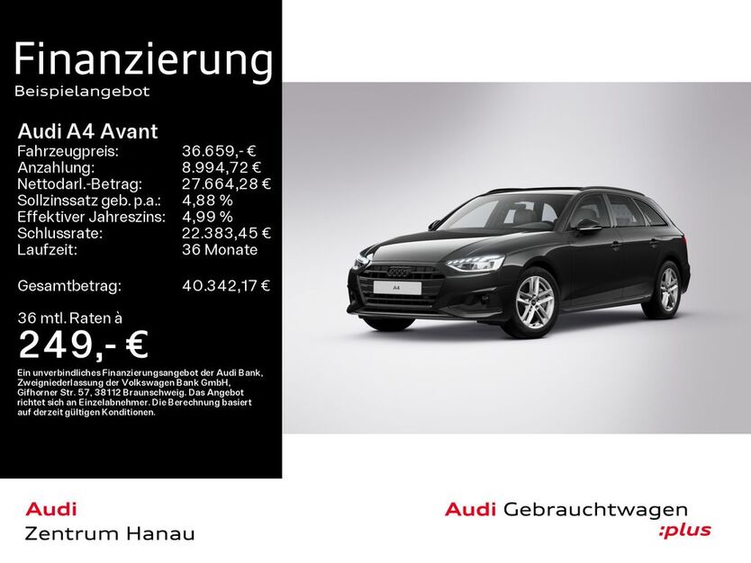 Audi A4 46.990 km 36.659 € Hanau 63452