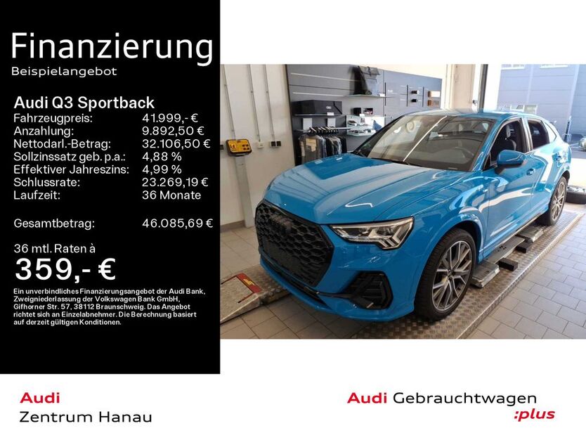 Audi Q3 25.250 km 41.999 € Hanau 63452