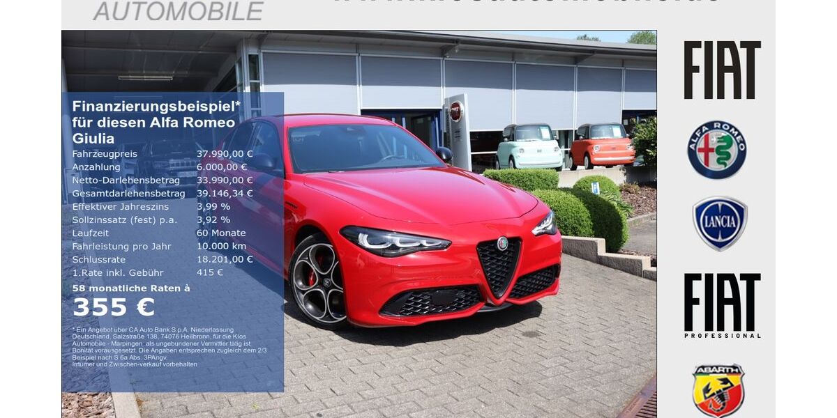 Alfa Romeo Giulia 11.199 km 37.990 &euro; Dreieich 63303