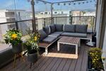Luxus 2-Z.-Penthouse (98 m²) - Terrasse, AC, TG, Kamin; Möbel 2 zimmer