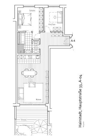 Terrassenwohnung Hainburg Hainstadt - 3 Zimmer, 379.000&euro; | Angebot:25661327
