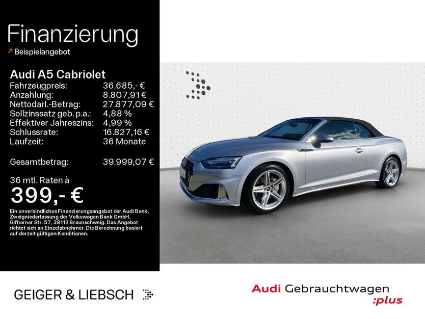 Audi A5 68.700 km 36.685 € Linsengericht 63589