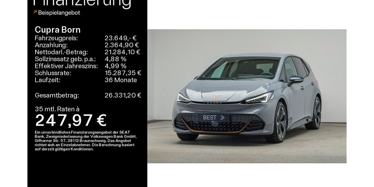 Cupra Born 21.100 km 23.649 &euro; Mühlheim 63165