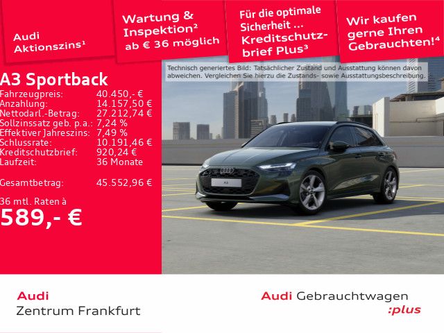 Audi A3 4.851 km 40.450 € Frankfurt am Main 60314