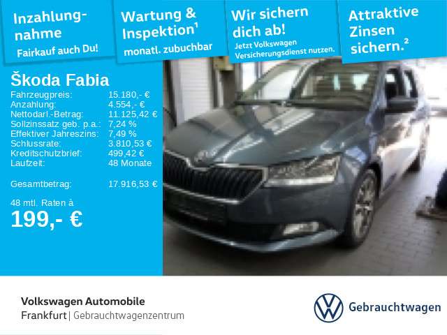 Skoda Fabia 30.726 km 15.180 € Frankfurt 60326