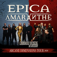 Epica & Amaranthe - Arcane Dimensions Tour 2026 22.03.2026 myticket Jahrhunderthalle Frankfurt