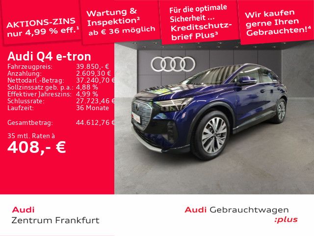 Audi Q4 e-tron 8.484 km 39.840 &euro; Frankfurt am Main 60314