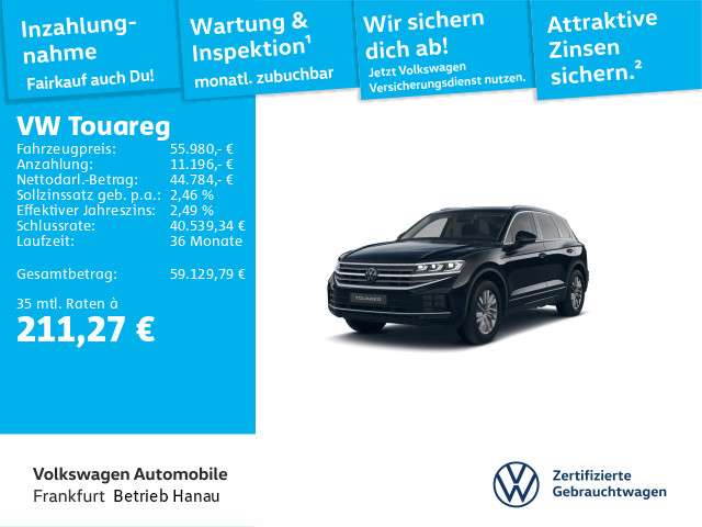 VW Touareg 24.714 km 55.980 &euro; Hanau 63452