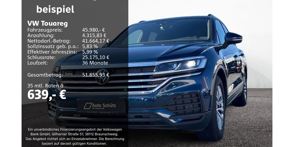 VW Touareg 49.900 km 44.880 &euro; Groß-Umstadt 64823