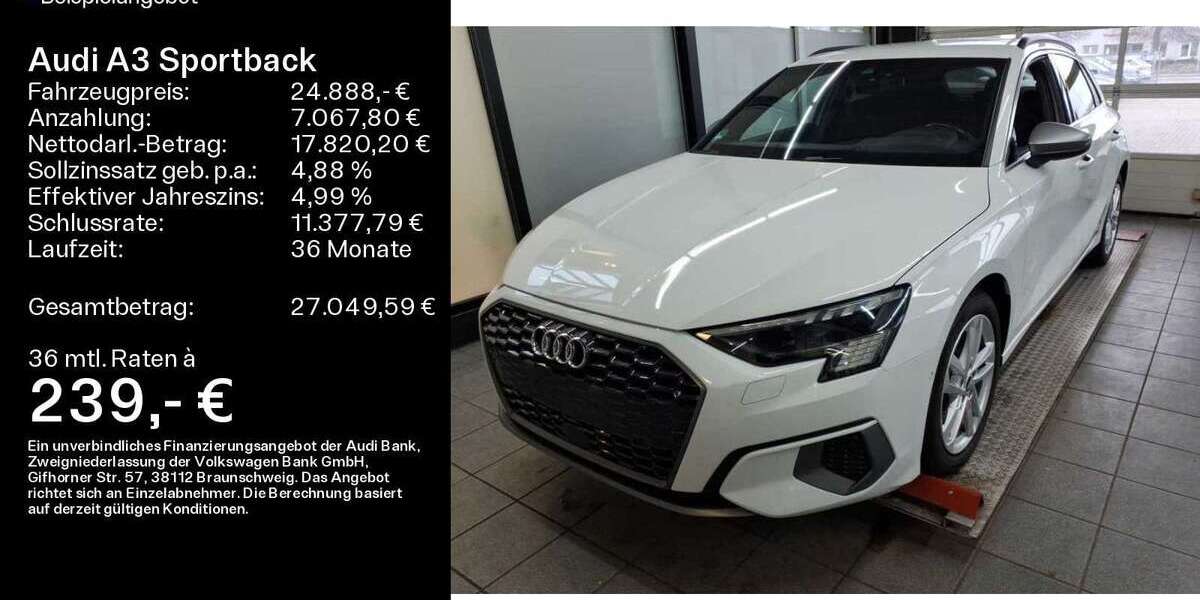 Audi A3 52.000 km 24.888 &euro; Mühlheim a. Main 63165