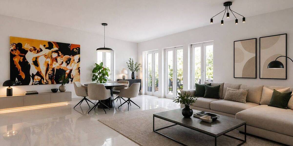 Etagenwohnung Frankfurt am Main Gutleutviertel - 3 Zimmer, 133 m&sup2;, 1.100.000&euro; | Angebot:26289747
