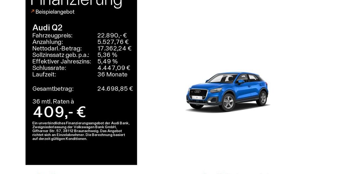 Audi Q2 37.218 km 22.390 &euro; Oberursel 61440