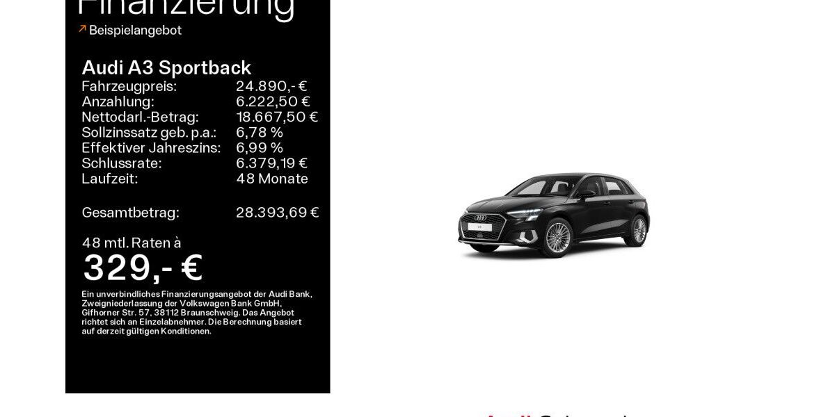 Audi A3 46.156 km 24.890 &euro; Bad Nauheim 61231
