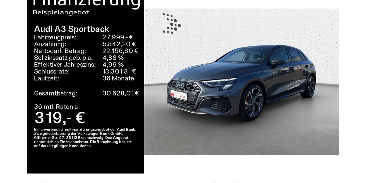 Audi A3 58.700 km 26.799 &euro; Hanau 63452