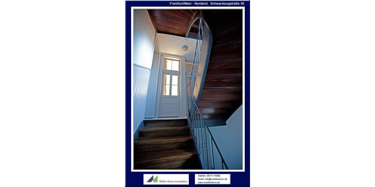 Etagenwohnung Frankfurt am Main Nordend-Ost - 3 Zimmer, 80 m&sup2;, 650.000&euro; | Angebot:26824895