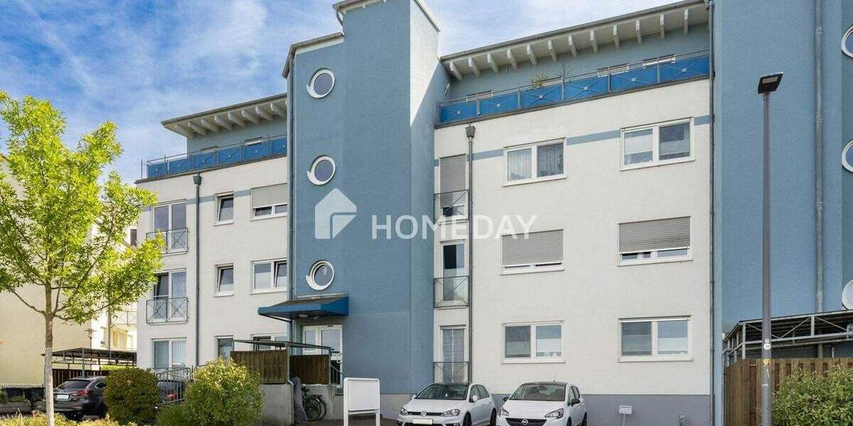 Etagenwohnung Aschaffenburg Nilkheim - 2 Zimmer, 57 m&sup2;, 184.900&euro; | Angebot:25317207