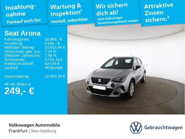 Seat Arona 15.275 km 18.980 &euro; Neu-Isenburg 63263
