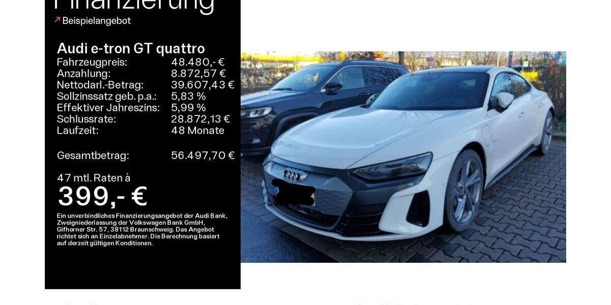 Audi e-tron GT 56.171 km 48.480 &euro; Hofheim 65719