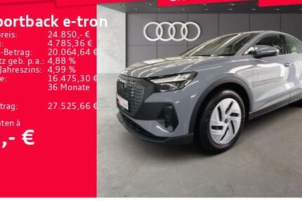 Audi Q4 e-tron 35.844 km 24.850 € Frankfurt am Main 60314