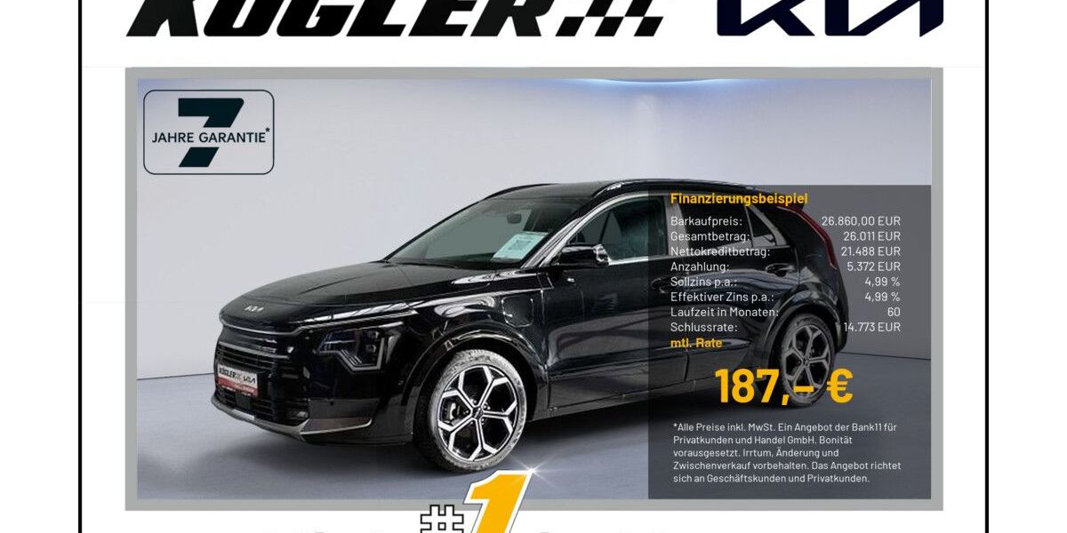 Kia Niro 21.814 km 26.860 &euro; Rosbach | Frankfurt Nord 61191