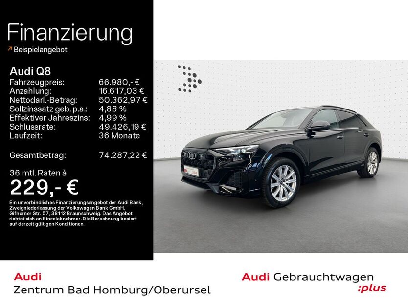 Audi Q8 27.943 km 66.980 € Oberursel 61440