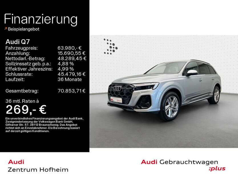 Audi Q7 28.679 km 63.980 € Hofheim 65719