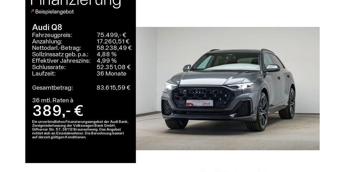 Audi Q8 24.800 km 75.499 &euro; Mühlheim 63165