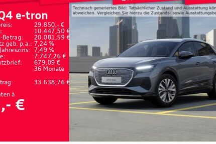 Audi Q4 e-tron 11.552 km 27.450 &euro; Frankfurt am Main 60326