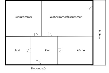 Wohnung Hanau Kesselstadt - 2 Zimmer, 49 m&sup2;, 135.000&euro; | Angebot:25779184