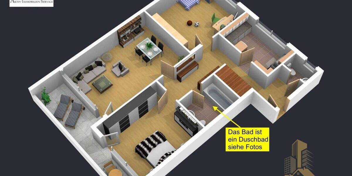 Etagenwohnung Niederdorfelden - 3 Zimmer, 98 m&sup2;, 990&euro; | Angebot:26187880