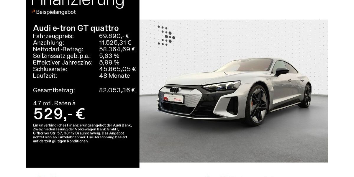 Audi e-tron GT 23.607 km 67.890 &euro; Oberursel 61440