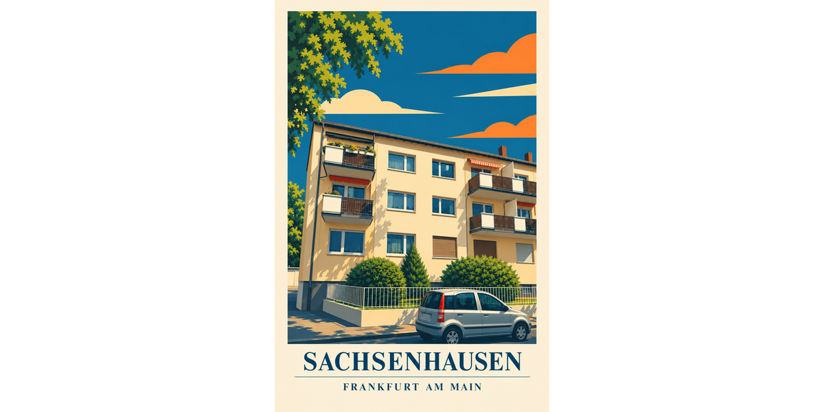 Etagenwohnung Frankfurt Sachsenhausen Süd - 3 Zimmer, 71 m&sup2;, 419.000&euro; | Angebot:27347809